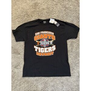 San Francisco SF Giants t-shirt Men's L Large Gear‎ For Sports Cotton Black 2012